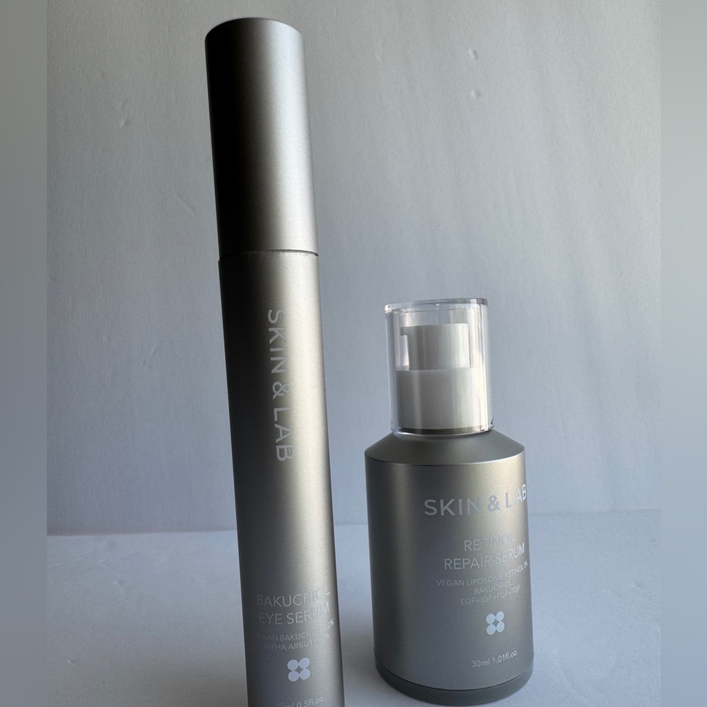 Skin & Lab Korean Skincare Bakuchiol Eye Serum & Retinol Repair Serum Brand New